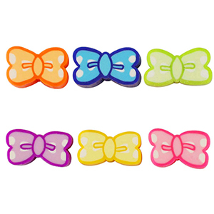 Polymer beads butterfly Multicolour