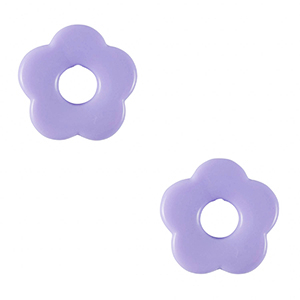 Acrylic charms flower Sheer Lilac