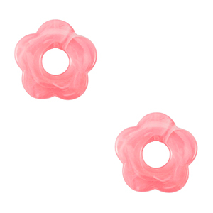 Acrylic charms flower Azalea Pink