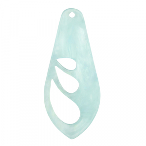 Resin pendants wing Sky Blue