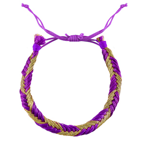 Ready-made Bracelets Purple-Gold