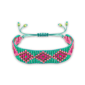 Ready-made Bracelets Turquoise Green-Pink