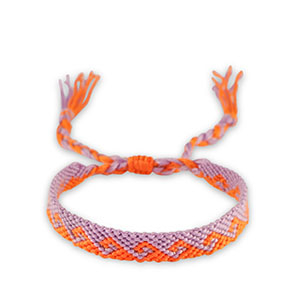 Ready-made Bracelets Lilac-Orange