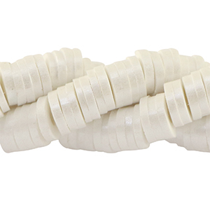 Katsuki beads 6mm White-Pearl Shine Coating