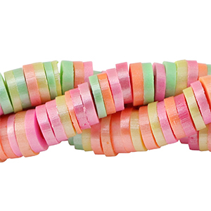 Katsuki beads 6mm Multicolour-Pearl Shine Coating