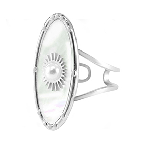 Stainless steel rings Silver