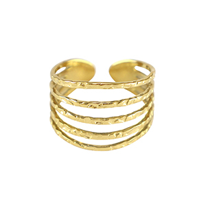 Stainless steel rings Gold