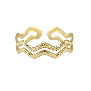 Stainless steel rings Gold