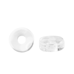 Acrylic beads disc Transparent
