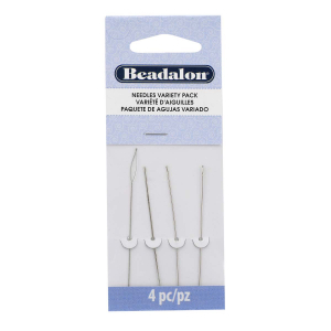 Beadalon needles variety pack Silver