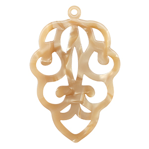 Resin pendants Sand Brown