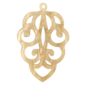 Resin pendants Sand Beige