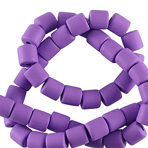 Polymer beads 6mm Purple