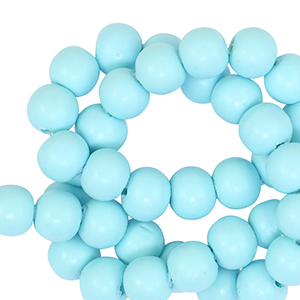 Polymer beads 6mm Light Blue