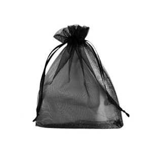 Jewellery Organza Bag 10x12cm Black