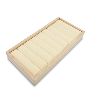 Jewellery display for rings Natural-Beige