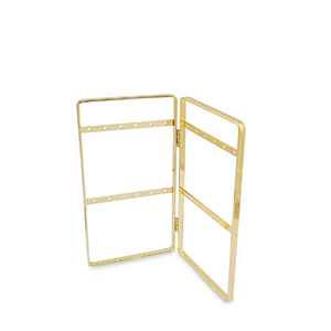 Jewellery display for earrings Gold