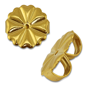 Stainless steel findings earring backs Gold