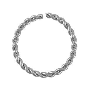 Stainless steel findings jump ring Silver