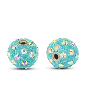 Bohemian beads Turquoise-strass