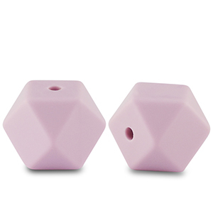 silicone beads diamond Lilac