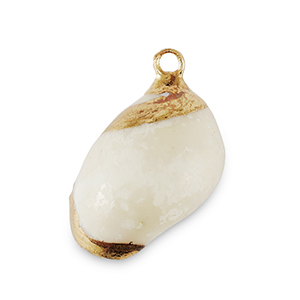Shell pendants specials Snail Ivory-Gold