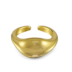 Stainless steel rings drop Gold