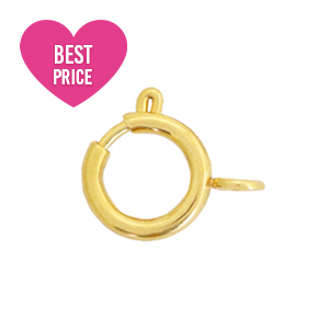 Stainless steel findings clasp 6x8mm Gold