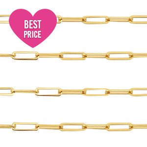 Stainless steel findings belcher chain Gold