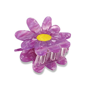 Hair accessories hair claw flower Purple