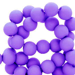 4 mm acrylic beads Dark Purple