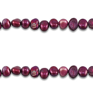 Freshwater pearls nugget Dark Purple