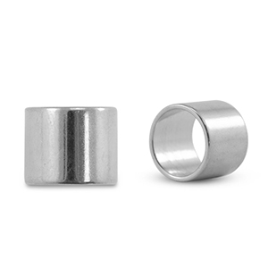 DQ European metal sliders tube Antique Silver (Nickelfree)