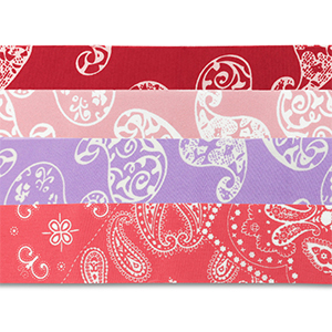 Bandana mix of 4 Red-Light Pink-Purple-Dark Pink