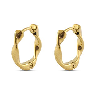 Stainless steel earrings Gold