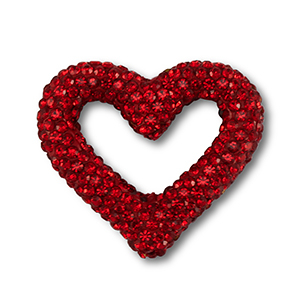 Bohemian beads heart Red