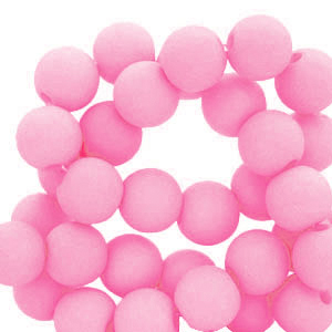 8 mm acrylic beads Pink