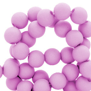 6 mm acrylic beads Light Purple
