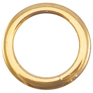 DQ European metal ring 18mm Gold (nickel free)
