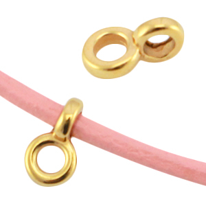 DQ European metal pendant with eye &Oslash;2.2mm Gold (nickel free)