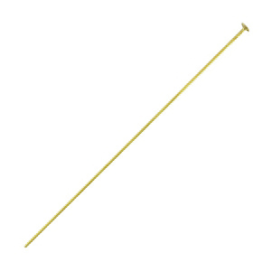 DQ European metal headpins 50mm Antique Bronze (nickel free)