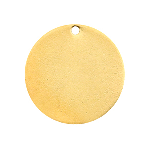 Designer Quality metal for ImpressArt charm 20mm Gold (Nickel free)