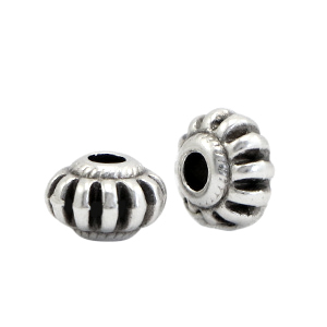 DQ European metal beads deco Antique Silver (nickel free)