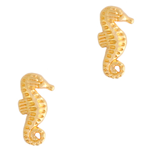 DQ European metal beads seahorse Gold (nickel free)