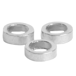 DQ European metal findings ring 2mm Antique Silver (nickel free)