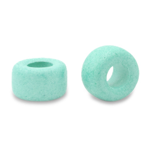 DQ greek ceramic beads 9mm Light Turquoise