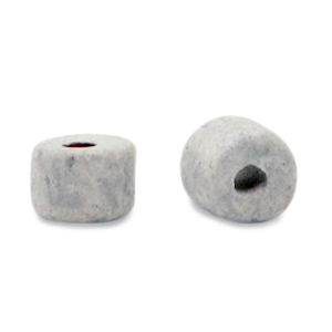 DQ greek ceramic beads 5mm Grey