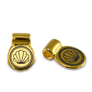 DQ European metal sliders shell Gold (nickel free)