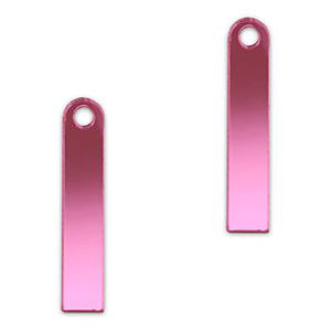 Statement charms bar Metallic Magenta Purple