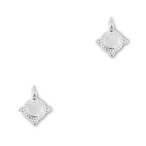 DQ European metal charms Antique Silver (Nickelfree)